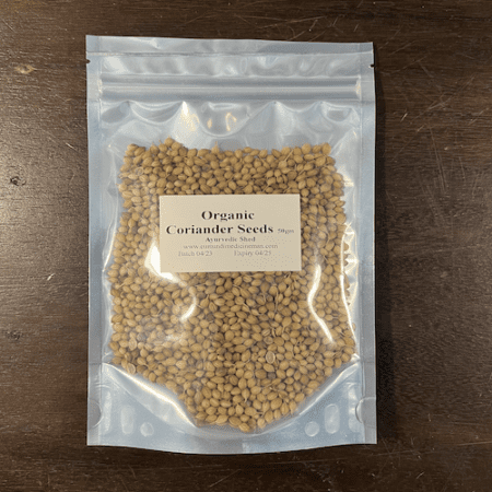 Organic Coriander Seeds -